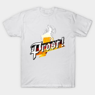 Prost Beer German American Flag Shirt Oktoberfest Men Mug T-Shirt